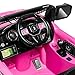 Best Choice Products Kids 12V Electric RC Truck Ride On w/ 2 Speeds, LED Lights, MP3, AUX, Pink