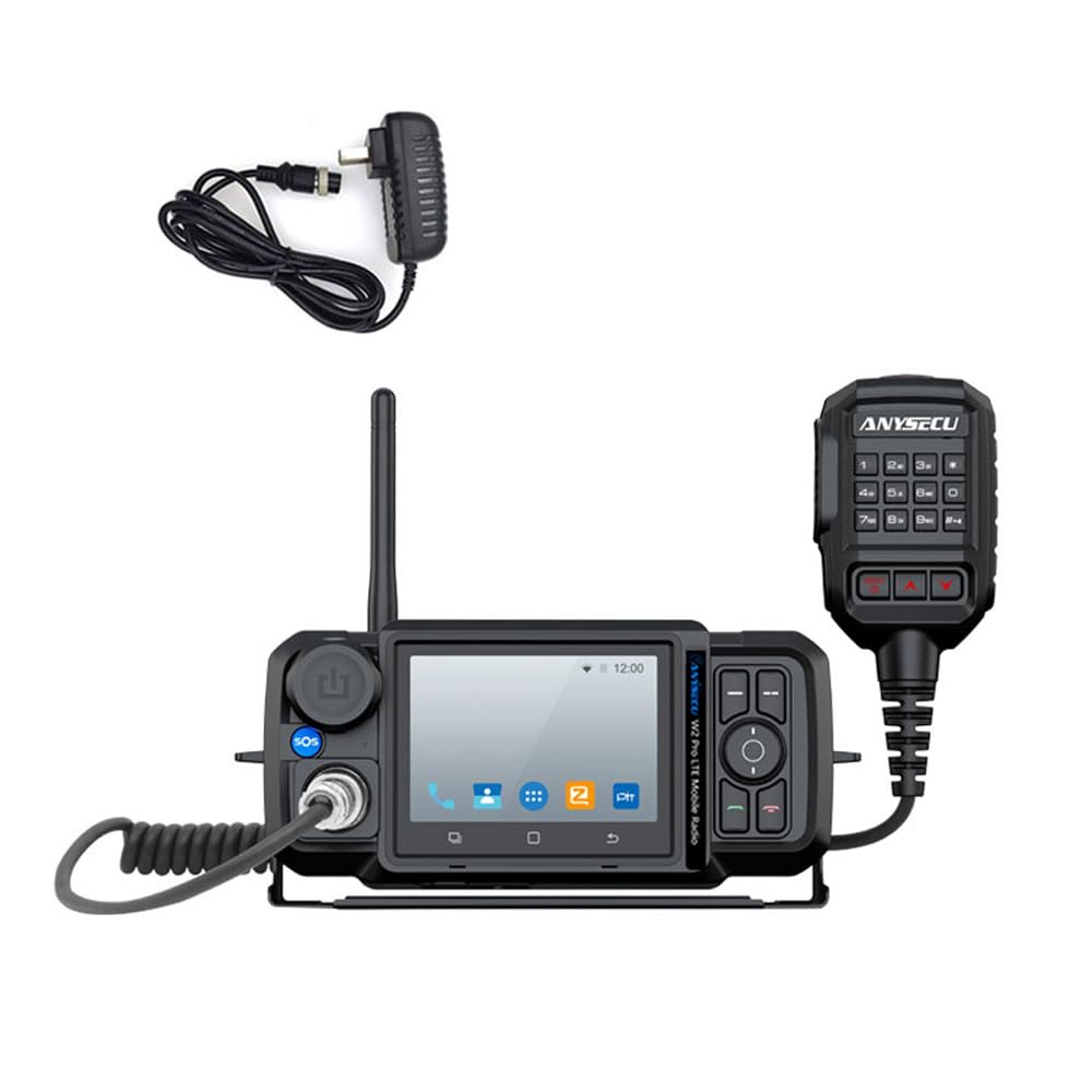 Photo 1 of New ANYSECU Android 11 POC Network Radio 4G-W2 Pro N61 Upgrade Version 2+16GB Mobile Radio Walkie Talkie PTT Work with ZELLO/Real PTT + Wall Charger