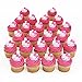 Hello Kitty Cupcake Rings - 24 ct