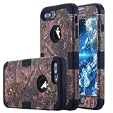 iPhone 7 Plus Case, LONTECT Camouflage Tree Hybrid Heavy Duty Shockproof Case with Dual Layer [Hard PC+ Soft Silicone] Impact Protection for Apple iPhone 7 Plus - Tree Camo/Black