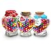 Luffy Nano Marimo Jar - Clear Heart Shaped Glass Bottle with Cork Stopper - Perfect for Aromatherapy Oils, Party Favors, Spices, Bath Bubbles and DIY Projects