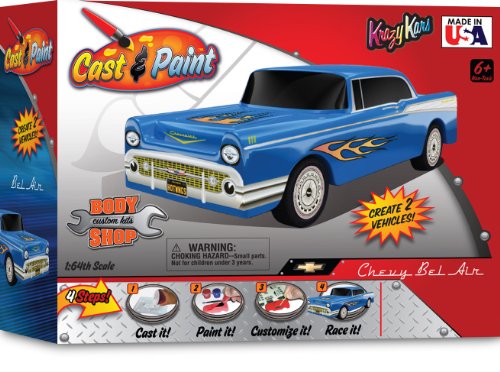 Skullduggery Cast and Paint Krazy Kars 57 Chevy with Blopens