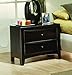 Coaster Home Furnishings Phoenix 2-Drawer Nightstand Deep Cappuccino