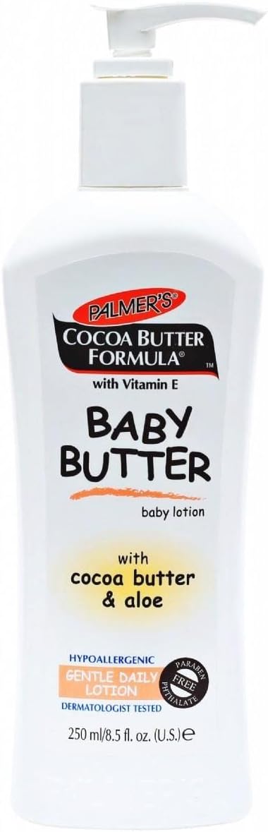 Palmers Cocoa Butter Formula Baby Butter Massage Lotion 250ml Gentle Skin Care