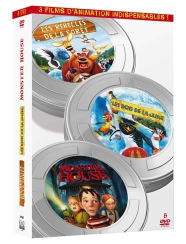 Coffret Animation - Les Rois De La Glisse + Les Rebelles De La Forêt + Monster House