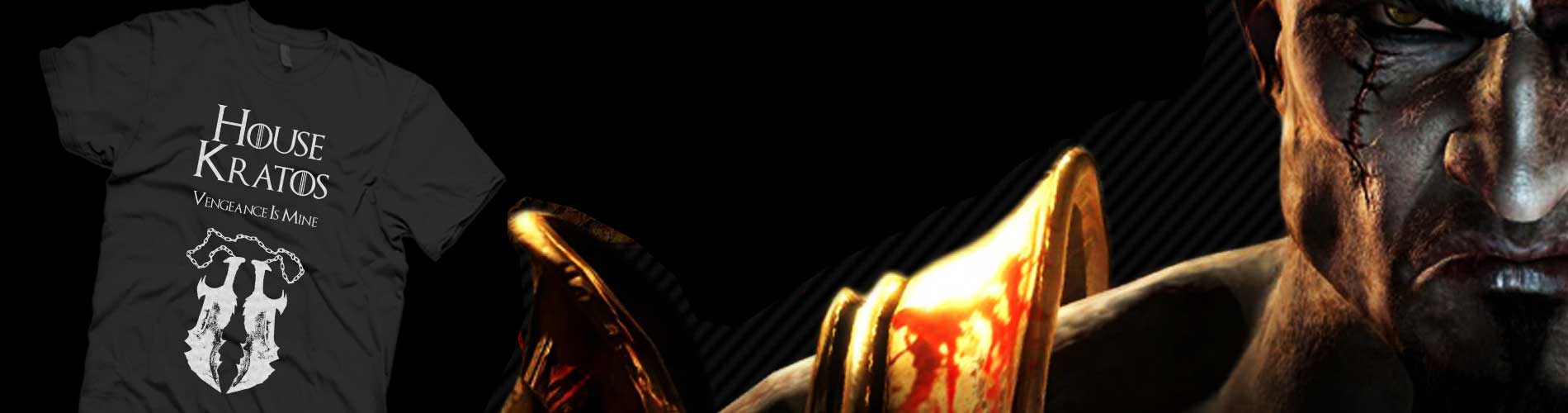 God Of War House Kratos Shirt Banner