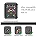 OULUOQI Compatible with Apple Watch Band Men Women Milanese Loop 49mm 45mm 44mm 42mm 41mm 40mm 38mm, Magnetic Clasp for iWatch Bands Ultra Series 9 8 SE 7 6 5 4 3 2 1 (Dark Black, 41/40/38mm)