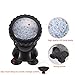 TOPBRY Remote Control Submersible Spotlight Pond lights 36 LED Colorful IP68 Waterproof Aquarium Spotlight Multi-color Decoration Landscape lamp for Fountain Fish Pond Tank Water Garden (Set of 4)