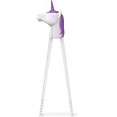 Genuine Fred MUNCHTIME Unicorn Chopsticks for Kids, Purple and White, Reusable Beginner Chopsticks with Animated Interactive Design, Fun Gift and Picky Eater Solution