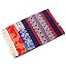 Women's Boho Bohemian Soft Blanket Oversized Fringed Scarf Wraps Shawl Sheer Gift