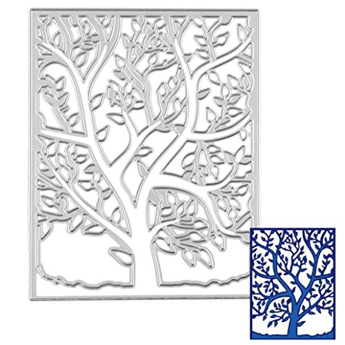 Kingfansion Metal Cutting Dies Stencil DIY Scrapbooking Embossing Album Paper Card Craft (D) - Thumbnail 3