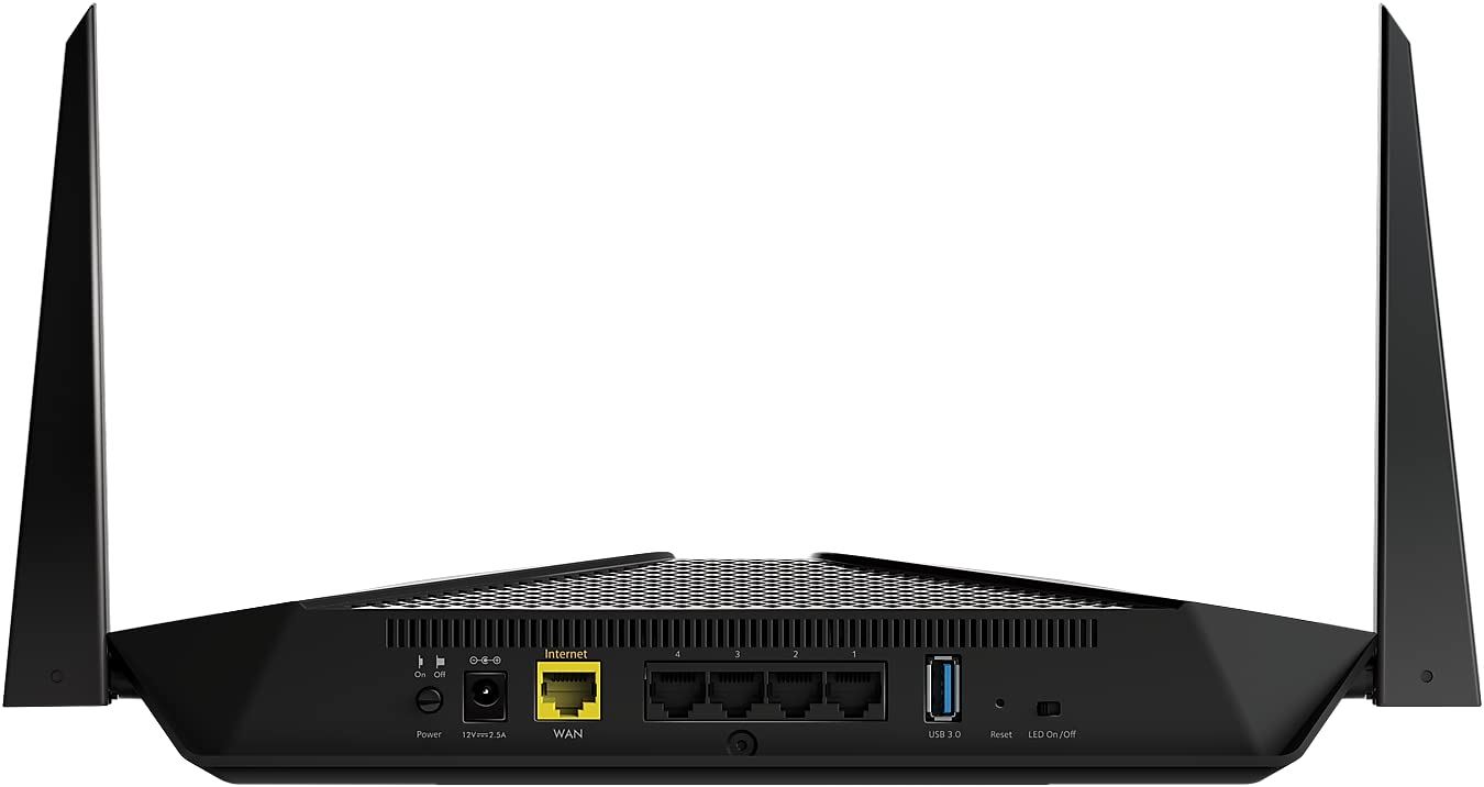 NETGEAR Nighthawk 4-Stream AX4 Wi-fi 6 Router (RAX40) – AX3000 Wireless Speed (Up to 3 Gbps) | 1,500 Sq Ft Coverage