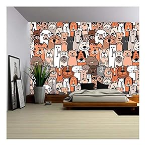 BRAND_NAMEDoodle Dogs and Cats Seamless Pattern