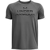 Under Armour Boys Tech Split Wordmark Short Sleeve T Shirt