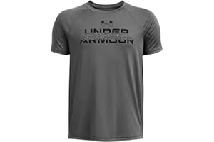 Under Armour Boys Tech Split Wordmark Short Sleeve T Shirt
