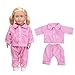 GOPOWD 18 Inch American Girl Doll Clothes Wardrobe Makeover - 5 Outfits with 1 Pair Elegant Shoes for My Life Doll, Our Generation, Journey Girl Dolls Accessories