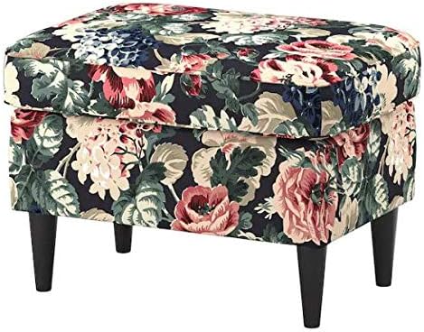 Strandmon Ikea Hocker Mit Bezug Lingbo Bunt Amazon De Kuche Haushalt