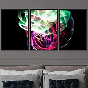 signwin 3 Piece Framed Canvas Wall Art Abstract...