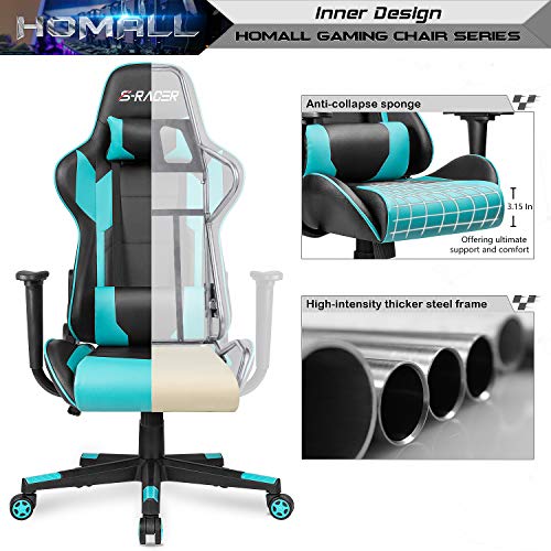 Homall Gaming Chair Office Chair High Back Computer Chair Leather Desk