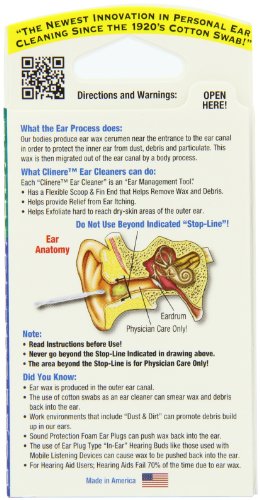Clinere Ear Cleaners, 10 Count,  (Pack of 3)