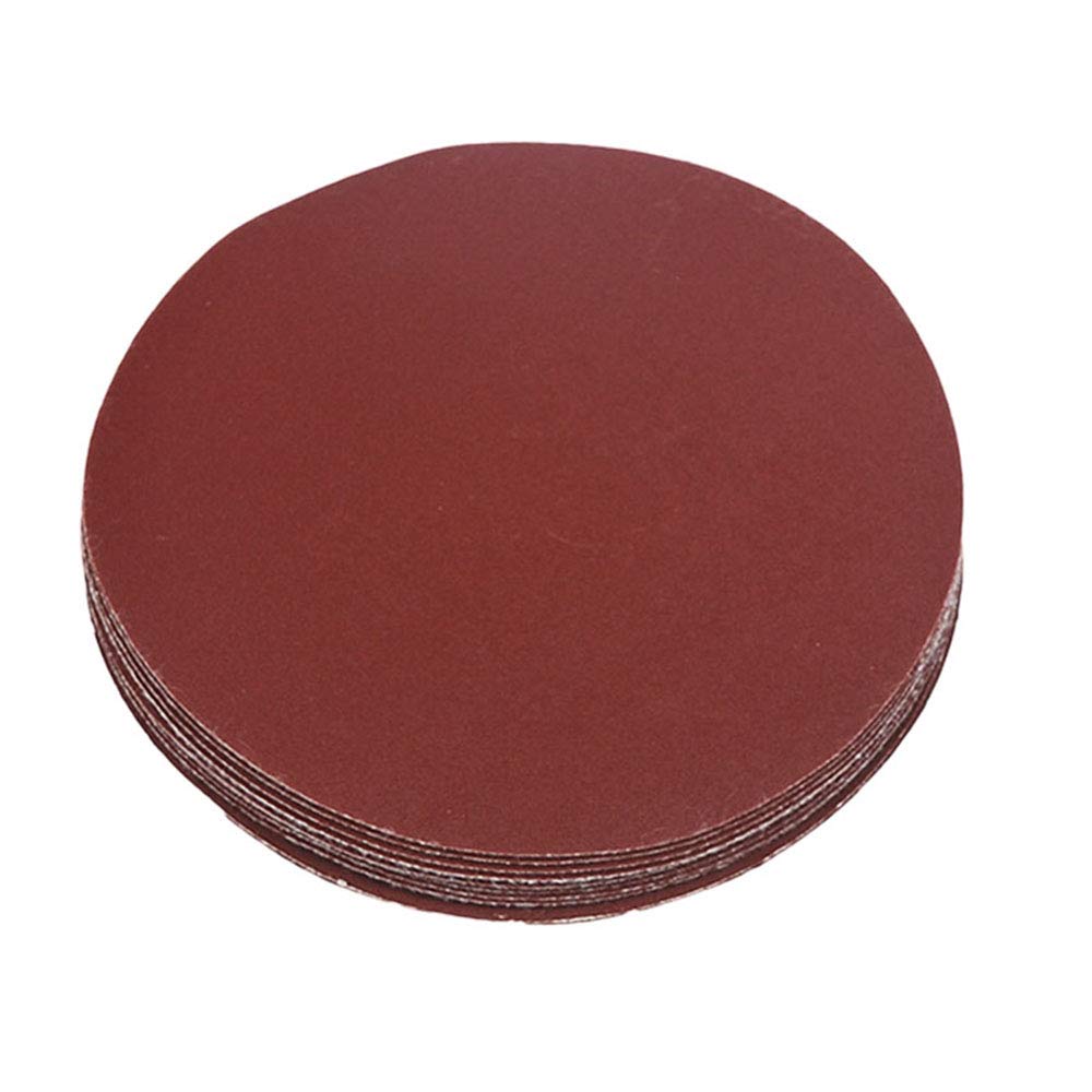 HIFROM 5 Inch Sanding Discs NO-Hole Hook and Loop 400 Grit Sandpaper Aluminum Oxide Random Orbital Sander Pads (60-Pack)
