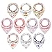 10-Pack Baby Bandana Drool Bibs for Girls Drooling Teething Gift Set by MiiYoung