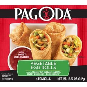 Image of Pagoda Express Vegetable Egg Roll, 12.27 Ounce - 12 per case.