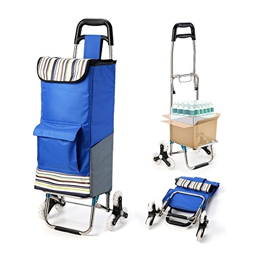 XUEXIN Shopping cart, Ladder, Ladder, Climbing, for use in The Purchase, with Stainless Steel Structure