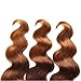 Jolia Hair 8A Brazilian Virgin Hair Weave Body Wave Ombre Blonde Human Hair Bundles 3 Tone #1B/4/27 Brazilian Hair Extensions No Shedding (22 24 33)