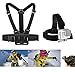 Legazone® 6 All-in-1 Combo Accessories Kit for Legazone Sports Camera - Head Strap Chest Belt Handle Monopod Folating Mount & Auto Suction Cup