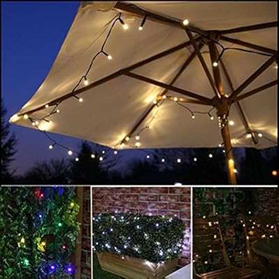 52m 500 Leds Solar String Lights Outdoor Waterproof Fairy Light