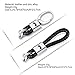 Leather Car Keychain with Braided Leather Keychains Fit for Infiniti Q50 Q60 QX30 QX50 QX60 QX60 QX70 Infiniti Accessories Couples Key Ring & Key Chain for Men and Women Car Key Chain Car Keyring