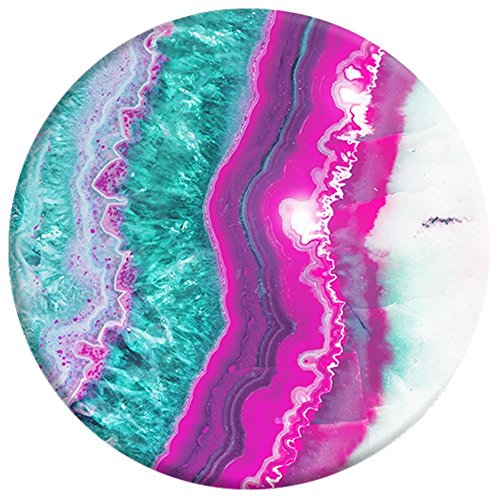 Multi-Function Mounts and Stands,Dmcyber Expanding Stand Grip Pop Mount Socket for Smartphones ,iPhone and Tablets (Pink Geode)