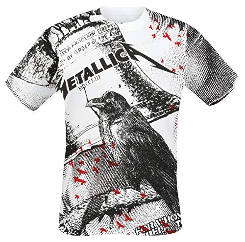 Metallica Bell Tolls Men T-Shirt White XXL, 100% Cotton, Regular Apparel