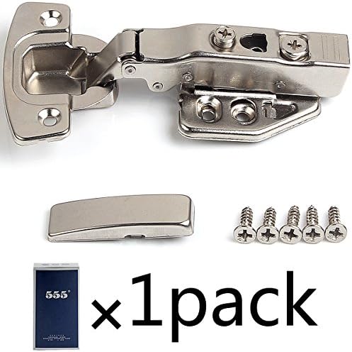 Stainless steel buffer hinge - Esste New Product hydraulic three-dimensional hinge Multi-specification silent cushion hinge Suitable for Door and window hardware (1 pack)