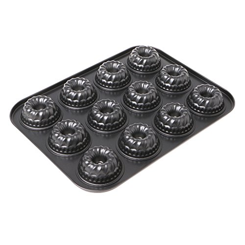 Sixsons 1Pc Fluted Cake Pan Extra Thick Bundt Non Stick Biscuit Brownie Baking Mold
