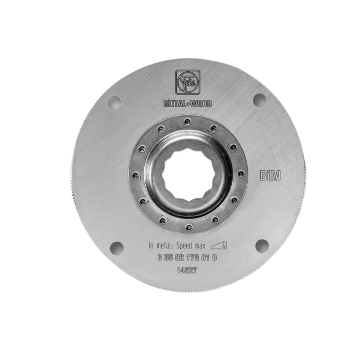 FEIN 63502178010 FSC Round Cranked HSS D100 VE1 Saw Blade, 0 V, Multi-Colour