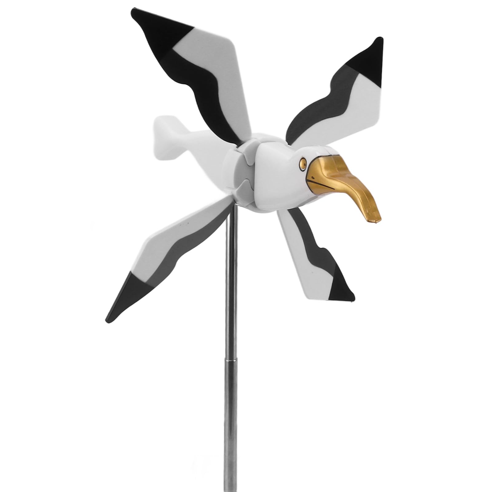 Seagull Windmill, Wind Spinners for Garden on Stake, Outdoor Yard Attractive Decoration Whirligig Windmill