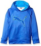 PUMA Big Boys' Pullover Hoodie, Royal Blue, Large (14/16)