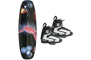124cm World Industries Wakeboard and Symbolic Bindings Fit Wakeboarding Boot Package Set