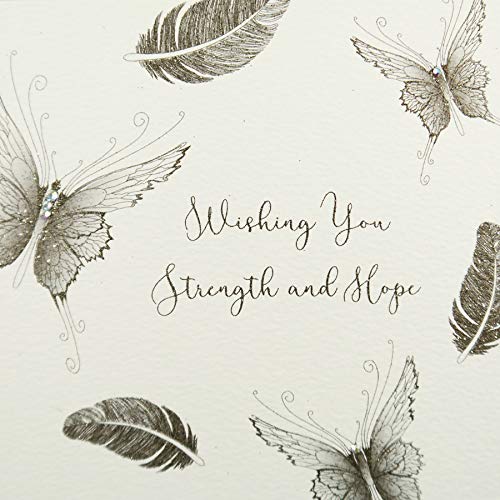 Wishing You Strength & Hope - Handmade Greeting Card / GSM28