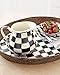 MacKenzie-Childs Enamel Pitcher-Courtly Check 