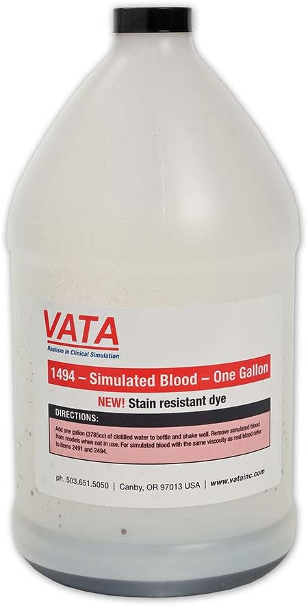 1494 - Simulated Blood - One Gallon - New Stain Resistant