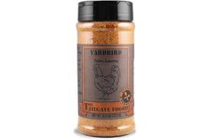 The Tailgate Foodie Yardbird Poultry Seasoning Pitmaster Edition -Grilling Dry Rub for Poultry- Great on Chicken, Turkey, Birds -Dry Rub- 9.5oz Shaker