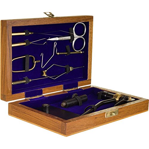 Umpqua Fly Tying Tool Kit With Wood Case Import It All