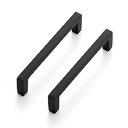 Ravinte 15 Pack Matte Black Cabinet Pulls Slim