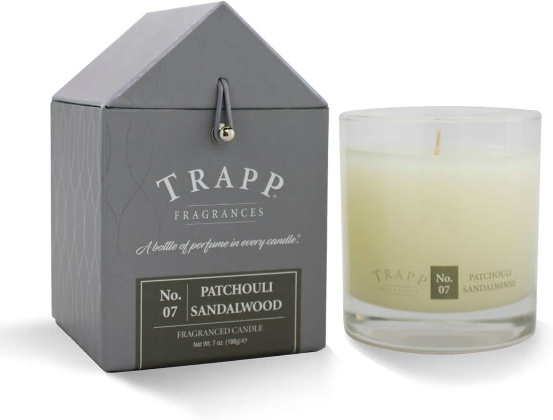 Trapp Signature Home Collection No. 7 Patchouli Sandalwood Poured Scented Candle, 7 Ounce