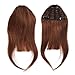 Clip on Bangs Real Human Hairpieces for Beauty Girls