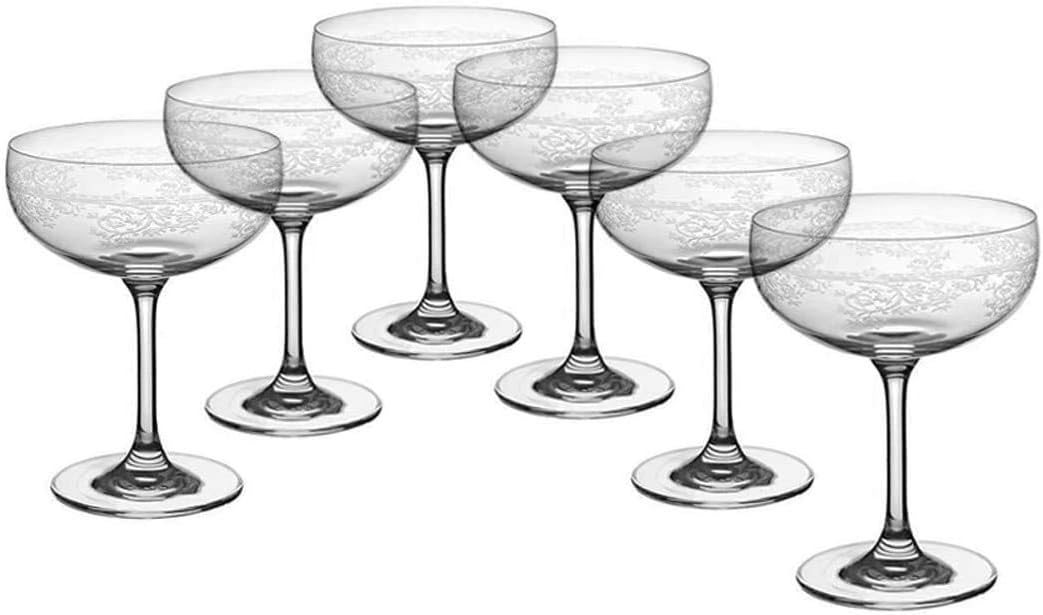 Sektschale 280ml mit Gravur 6er Set - elegante Champagnerschale 6 Stück Paul Nagel 1500102