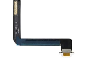 Dedyel New Dock Connector Compatible with iPad Air 2013 A1474 A1475 | iPad 5 5th Gen 9.7 inch 2017 A1822 A1823 | iPad 6 6th Gen 9.7 inch 2018 A1893 A1954 Charging Port Assembly Flex Cable (White)